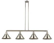 Innovations Lighting 214-PN-M10-PN-LED - Briarcliff - 4 Light - 55 inch - Polished Nickel - Stem Hung - Island Light