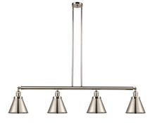 Innovations Lighting 214-PN-M13-PN-LED - Appalachian - 4 Light - 52 inch - Polished Nickel - Stem Hung - Island Light