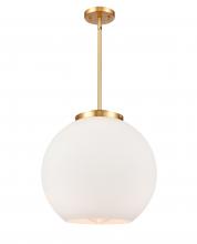 Innovations Lighting 221-1S-SG-G121-16 - Athens - 1 Light - 16 inch - Satin Gold - Cord hung - Pendant