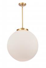 Innovations Lighting 221-1S-SG-G201-18 - Beacon - 1 Light - 18 inch - Satin Gold - Cord hung - Pendant