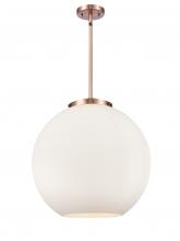 Innovations Lighting 221-3S-AC-G121-18 - Athens - 3 Light - 18 inch - Antique Copper - Cord hung - Pendant