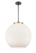 Innovations Lighting 221-3S-BAB-G121-18 - Athens - 3 Light - 18 inch - Black Antique Brass - Cord hung - Pendant