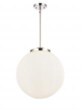 Innovations Lighting 221-3S-PN-G201-16 - Beacon - 3 Light - 16 inch - Polished Nickel - Cord hung - Pendant