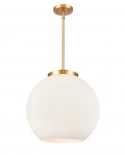 Innovations Lighting 221-3S-SG-G121-16 - Athens - 3 Light - 16 inch - Satin Gold - Cord hung - Pendant