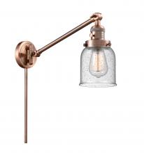 Innovations Lighting 237-AC-G54 - Bell - 1 Light - 8 inch - Antique Copper - Swing Arm