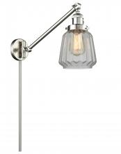 Innovations Lighting 237-SN-G142-LED - Chatham - 1 Light - 8 inch - Brushed Satin Nickel - Swing Arm