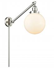 Innovations Lighting 237-SN-G201-8 - Beacon - 1 Light - 8 inch - Brushed Satin Nickel - Swing Arm