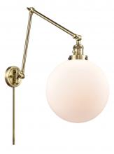 Innovations Lighting 238-AB-G201-12 - Beacon - 1 Light - 12 inch - Antique Brass - Swing Arm