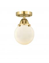 Innovations Lighting 288-1C-SG-G201-6 - Beacon - 1 Light - 6 inch - Satin Gold - Semi-Flush Mount