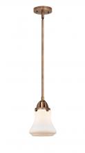 Innovations Lighting 288-1S-AC-G191 - Bellmont - 1 Light - 6 inch - Antique Copper - Cord hung - Mini Pendant