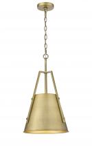 Innovations Lighting 382-1S-BB-M382-12-BB - Luxor - 1 Light - 12 inch - Brushed Brass - Chain Hung - Mini Pendant