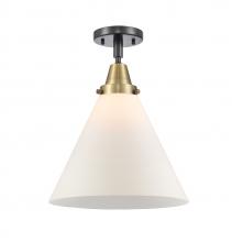 Innovations Lighting 447-1C-BAB-G41-L-LED - Cone - 1 Light - 12 inch - Black Antique Brass - Flush Mount