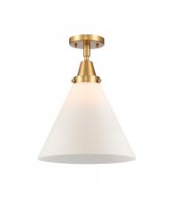 Innovations Lighting 447-1C-SG-G41-L-LED - Cone - 1 Light - 12 inch - Satin Gold - Flush Mount