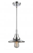 Innovations Lighting 447-1S-PC-M7 - Railroad - 1 Light - 8 inch - Polished Chrome - Mini Pendant