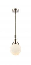 Innovations Lighting 447-1S-PN-G201-6 - Beacon - 1 Light - 6 inch - Polished Nickel - Mini Pendant