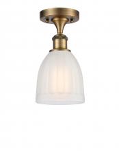 Innovations Lighting 516-1C-BB-G441 - Brookfield - 1 Light - 6 inch - Brushed Brass - Semi-Flush Mount