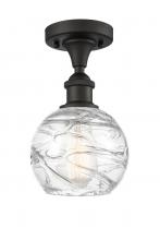 Innovations Lighting 516-1C-OB-G1213-6 - Athens Deco Swirl - 1 Light - 6 inch - Oil Rubbed Bronze - Semi-Flush Mount