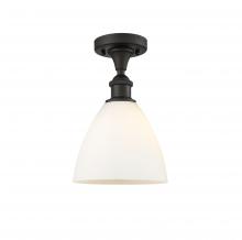 Innovations Lighting 516-1C-OB-GBD-751 - Bristol - 1 Light - 8 inch - Oil Rubbed Bronze - Semi-Flush Mount