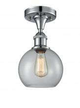 Innovations Lighting 516-1C-PC-G122 - Athens - 1 Light - 8 inch - Polished Chrome - Semi-Flush Mount