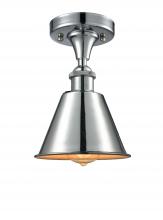 Innovations Lighting 516-1C-PC-M8 - Smithfield - 1 Light - 7 inch - Polished Chrome - Semi-Flush Mount