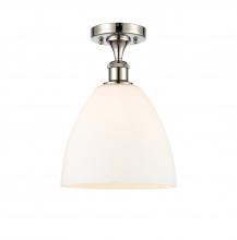 Innovations Lighting 516-1C-PN-GBD-91 - Bristol - 1 Light - 9 inch - Polished Nickel - Semi-Flush Mount