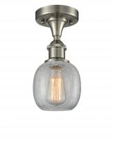 Innovations Lighting 516-1C-SN-G105 - Belfast - 1 Light - 6 inch - Brushed Satin Nickel - Semi-Flush Mount