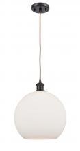 Innovations Lighting 516-1P-OB-G121-12 - Athens - 1 Light - 12 inch - Oil Rubbed Bronze - Cord hung - Mini Pendant