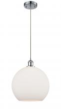 Innovations Lighting 516-1P-PC-G121-12 - Athens - 1 Light - 12 inch - Polished Chrome - Cord hung - Mini Pendant