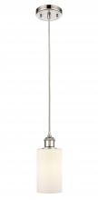 Innovations Lighting 516-1P-PN-G801 - Clymer - 1 Light - 4 inch - Polished Nickel - Cord hung - Mini Pendant