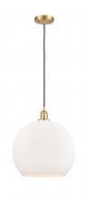 Innovations Lighting 516-1P-SG-G121-14 - Athens - 1 Light - 14 inch - Satin Gold - Cord hung - Pendant