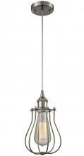 Innovations Lighting 516-1P-SN-CE513 - Muselet - 1 Light - 6 inch - Brushed Satin Nickel - Cord hung - Mini Pendant