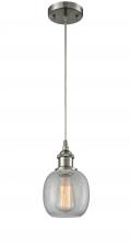 Innovations Lighting 516-1P-SN-G105-LED - Belfast - 1 Light - 6 inch - Brushed Satin Nickel - Cord hung - Mini Pendant