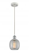 Innovations Lighting 516-1P-WPC-G105-LED - Belfast - 1 Light - 6 inch - White Polished Chrome - Cord hung - Mini Pendant