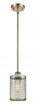 Innovations Lighting 516-1S-AB-M18-AB - Nestbrook - 1 Light - 5 inch - Antique Brass - Mini Pendant