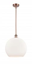 Innovations Lighting 516-1S-AC-G121-14 - Athens - 1 Light - 14 inch - Antique Copper - Pendant