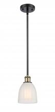 Innovations Lighting 516-1S-BAB-G441 - Brookfield - 1 Light - 6 inch - Black Antique Brass - Mini Pendant