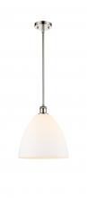 Innovations Lighting 516-1S-PN-GBD-121 - Bristol - 1 Light - 12 inch - Polished Nickel - Mini Pendant