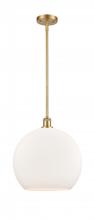 Innovations Lighting 516-1S-SG-G121-14 - Athens - 1 Light - 14 inch - Satin Gold - Pendant