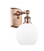 Innovations Lighting 516-1W-AC-G101 - Belfast - 1 Light - 6 inch - Antique Copper - Sconce