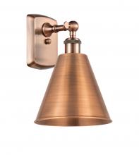 Innovations Lighting 516-1W-AC-MBC-8-AC - Berkshire - 1 Light - 8 inch - Antique Copper - Sconce