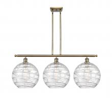 Innovations Lighting 516-3I-AB-G1213-12 - Athens Deco Swirl - 3 Light - 39 inch - Antique Brass - Cord hung - Island Light