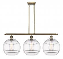 Innovations Lighting 516-3I-AB-G556-12CL - Rochester - 3 Light - 39 inch - Antique Brass - Cord hung - Island Light