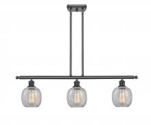 Innovations Lighting 516-3I-BK-G105-LED - Belfast - 3 Light - 36 inch - Matte Black - Cord hung - Island Light