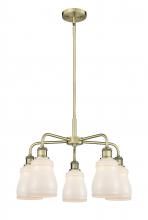 Innovations Lighting 516-5CR-AB-G391 - Ellery - 5 Light - 23 inch - Antique Brass - Chandelier