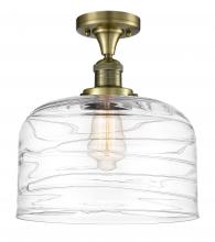 Innovations Lighting 517-1CH-AB-G713-L-LED - Bell - 1 Light - 12 inch - Antique Brass - Semi-Flush Mount