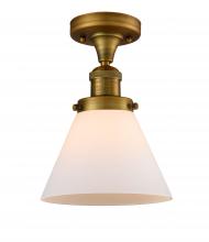 Innovations Lighting 517-1CH-BB-G41 - Cone - 1 Light - 8 inch - Brushed Brass - Semi-Flush Mount