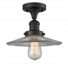 Innovations Lighting 517-1CH-OB-G2-LED - Halophane - 1 Light - 9 inch - Oil Rubbed Bronze - Semi-Flush Mount