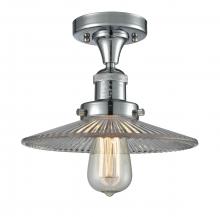 Innovations Lighting 517-1CH-PC-G2-LED - Halophane - 1 Light - 9 inch - Polished Chrome - Semi-Flush Mount