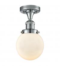 Innovations Lighting 517-1CH-PC-G201-6 - Beacon - 1 Light - 6 inch - Polished Chrome - Semi-Flush Mount