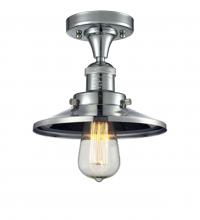 Innovations Lighting 517-1CH-PC-M7 - Railroad - 1 Light - 7 inch - Polished Chrome - Semi-Flush Mount